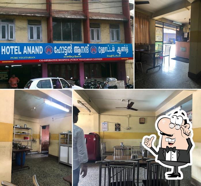 The interior of Hotel Anand