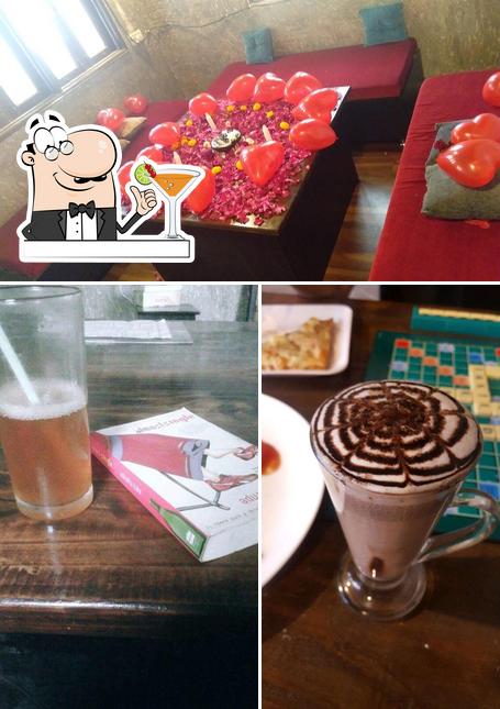 The image of drink and food at Urban Brewery