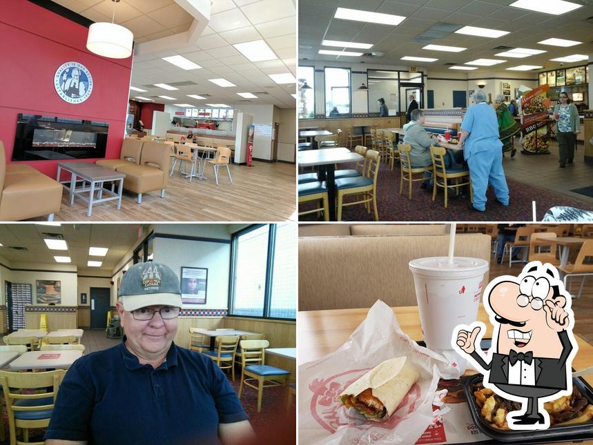 L'intérieur de Wendy's