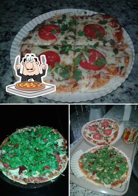 Consiga pizza no Manjericão