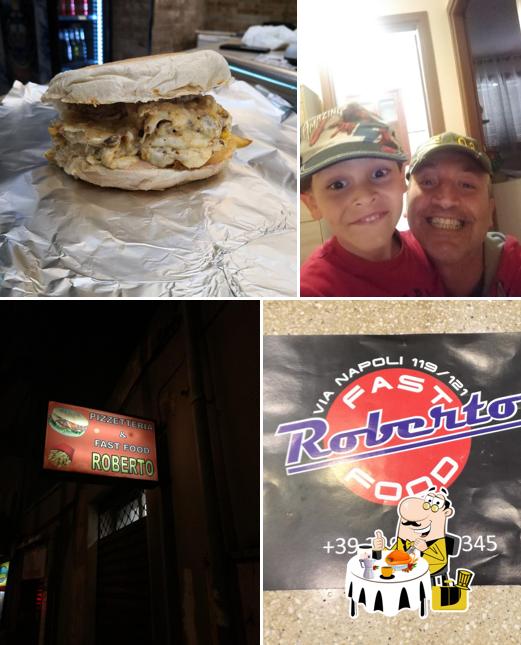 Panino con maiale stirato al Fast Food Da Roberto