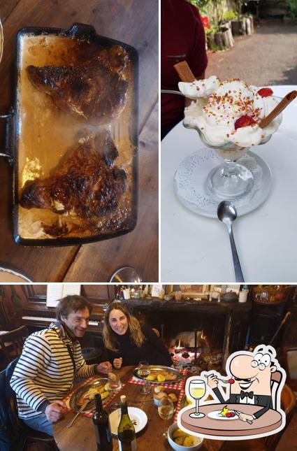 La photo de la nourriture et table à manger concernant La Chaumière