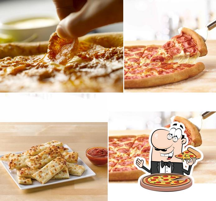 Try out pizza at Papa Johns Pizza
