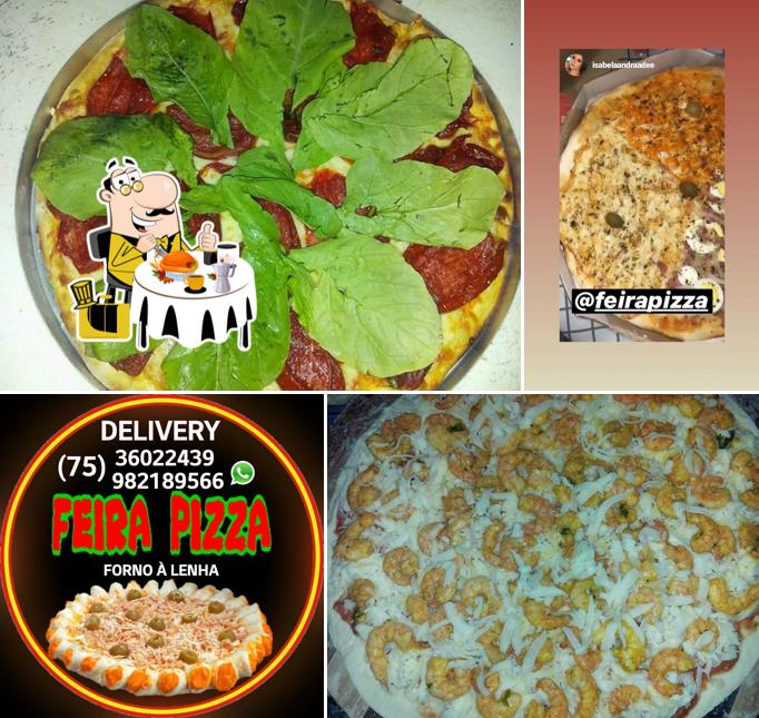 Comida em Pizzaria Feira Pizza Delivery