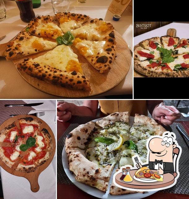 Scegli una pizza a Ristorante Braceria Pizzeria Bistrot Des Amis