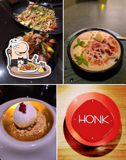 Try out pizza at HONK