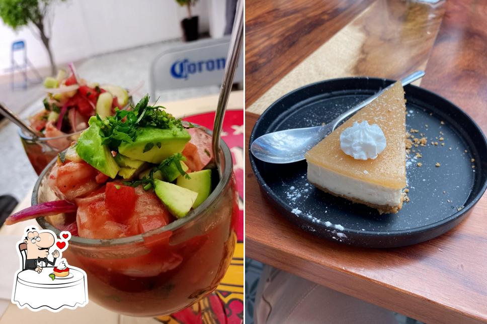 Los Culiados Mariscos sirve gran variedad de postres