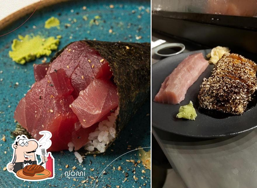 Закажите мясные блюда в "Nomi Comida Japonesa"