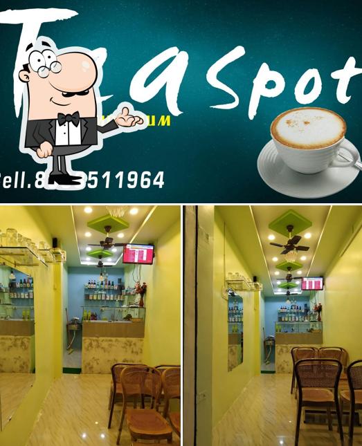 The picture of Tea spot’s interior and food