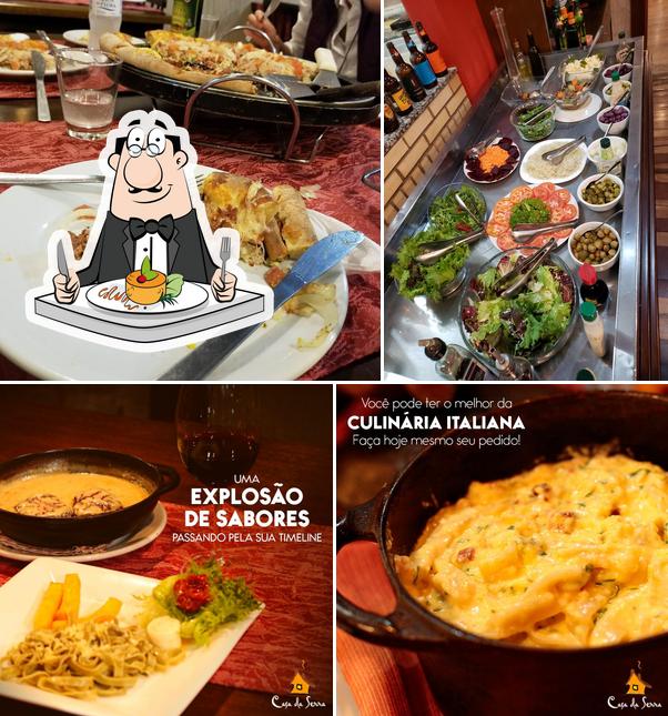Еда в "Restaurante Casa da Serra"