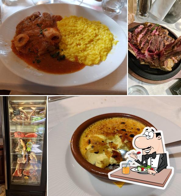 Cibo al trattoria San Bernardo