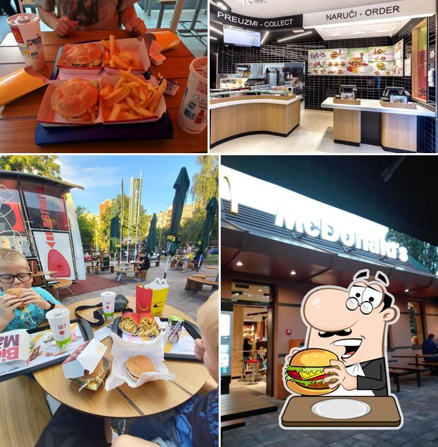 Ordina un hamburger a McDonald's Kruge