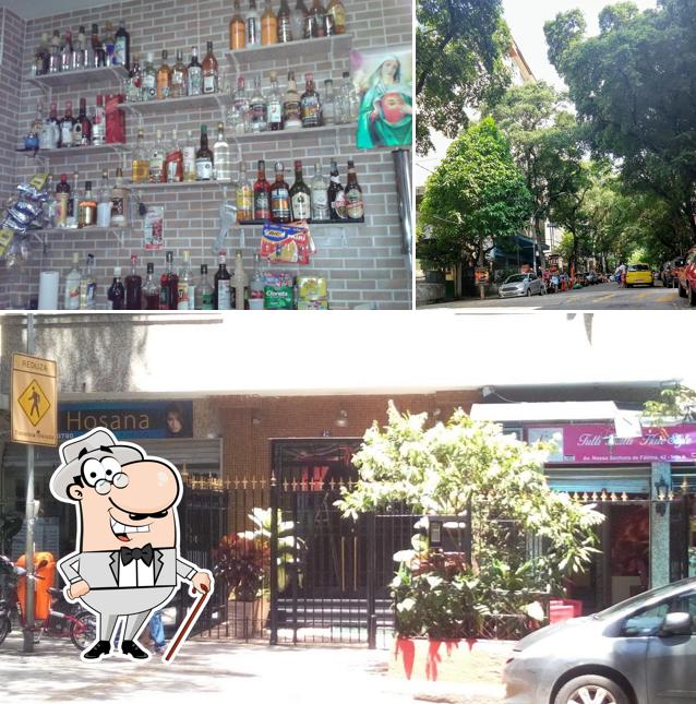 O exterior do Bar do Gaúcho