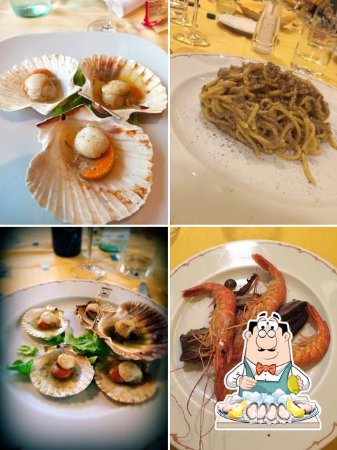 Prova tra i vari pasti di mare disponibili a Ristorante Osteria Al Morer