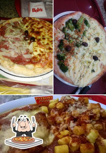 Consiga pizza no Patroni Pizzas