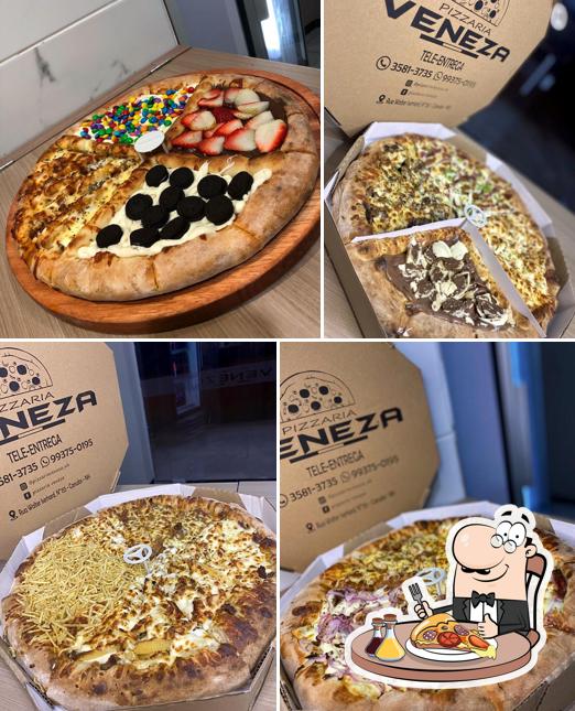 Consiga pizza no Pizzaria Veneza
