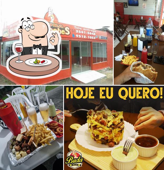 Platos en Buda Lanches