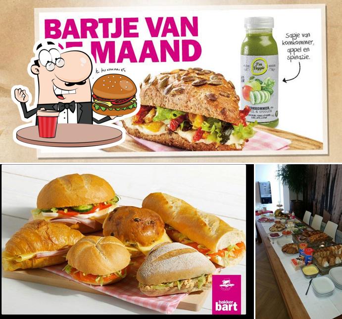 Essayez un hamburger à Bakker Bart Castricum