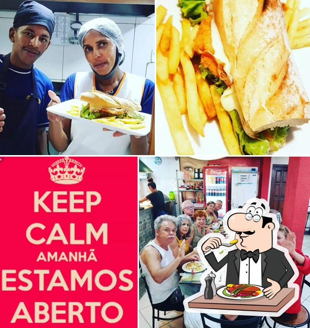 Comida em Restaurante Canto Italiano