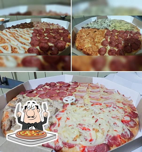 Consiga diversos tipos de pizza