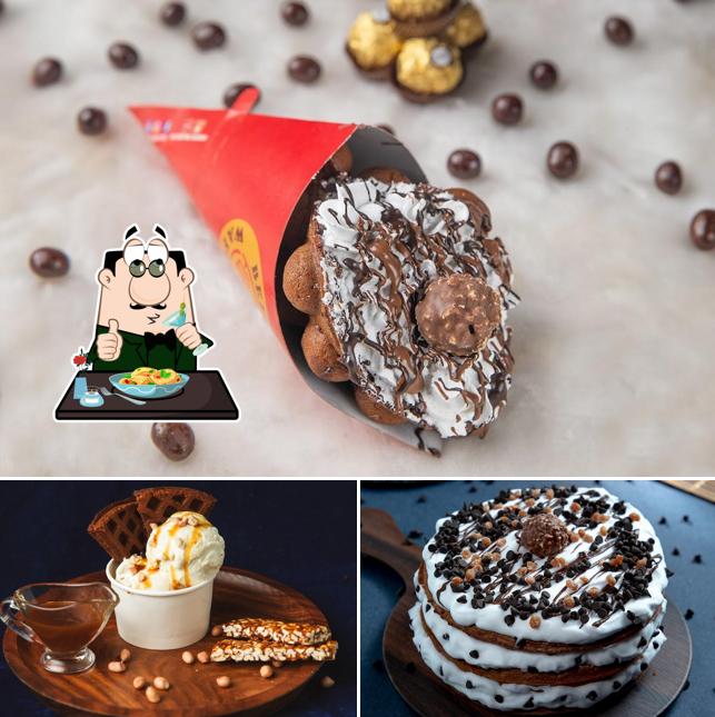 Meals at Funky Belgian Waffle