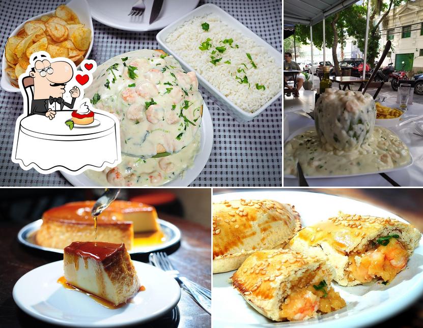 Maria Bistrô & Restaurante serve uma variedade de sobremesas