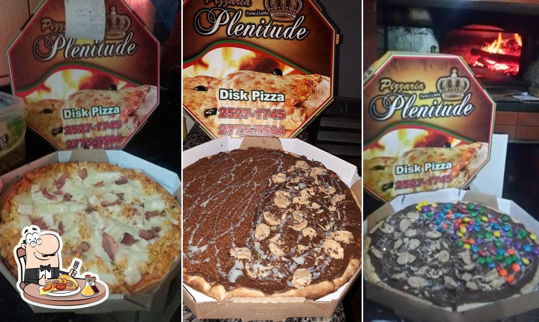 No Pizzaria Plenitude, você pode conseguir pizza