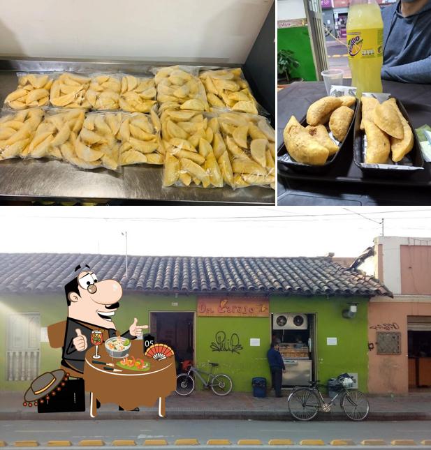 Estas son las imágenes donde puedes ver comida y exterior en Arepas y Empanadas del Carajo
