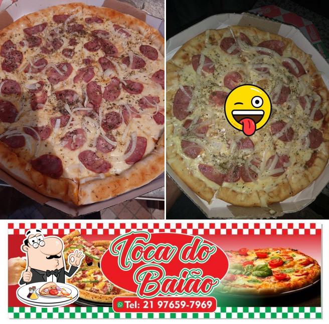 Consiga pizza no Toca do baião