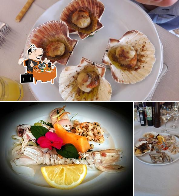 Prenez des fruits de mer à Ristorante Antica Vittorio La Rustica