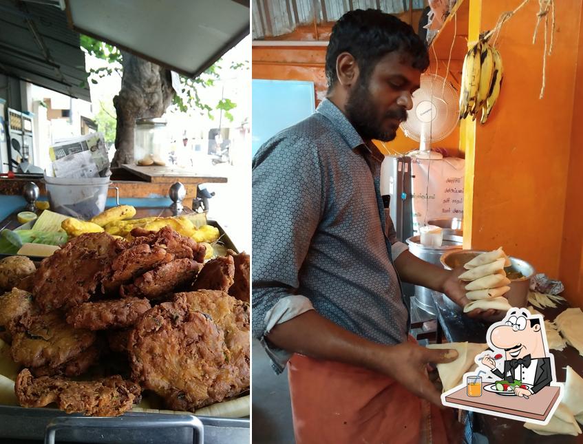 Food at Karthi tea stall