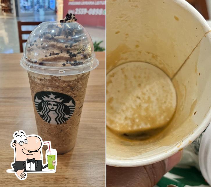 Starbucks offerece uma gama de bebidas