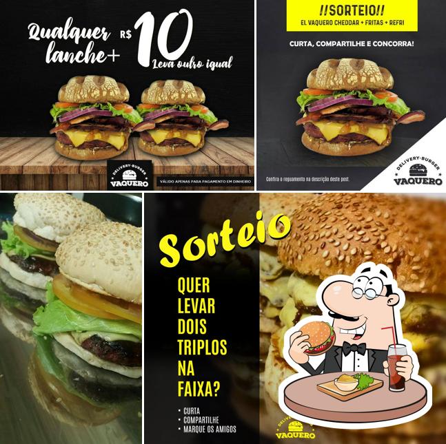 Hambúrguer em VAQUERO DELIVERY BURGER