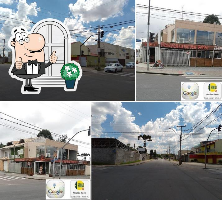 O exterior do Restaurante Mn