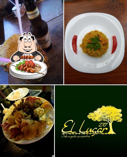 Comida em El Lugar Bar