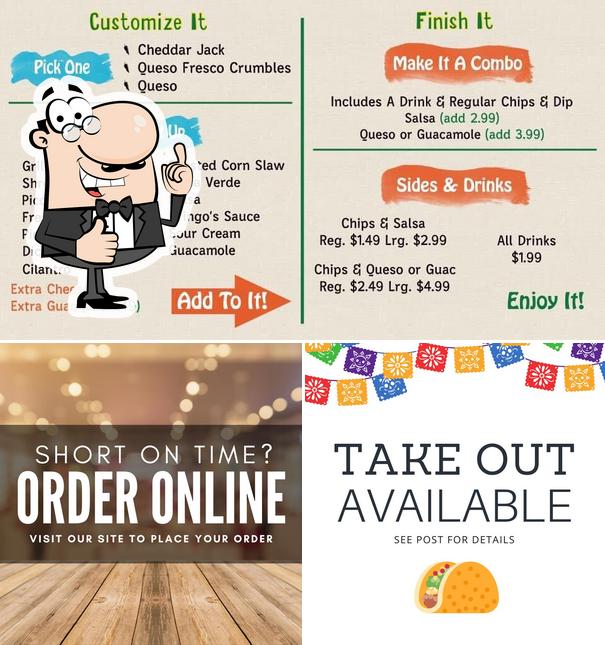 Gringo's Burritos in Bandera Restaurant menu and reviews