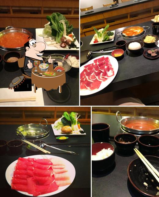 Nourriture à Shabu Shabu Kagayaki