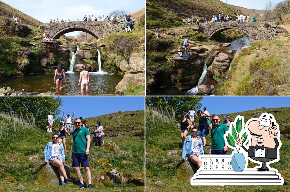 Внешнее оформление "The Crag Inn Water Bar and Crag Spring water."