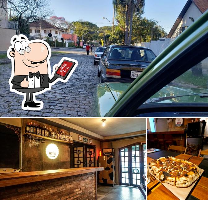 O Confraria Pizza Pub se destaca pelo exterior e comida