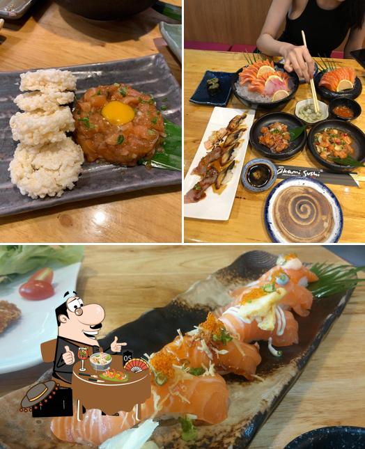 Meals at OKAMI SUSHI (The Crystal SB Ratchapruek) BUFFET