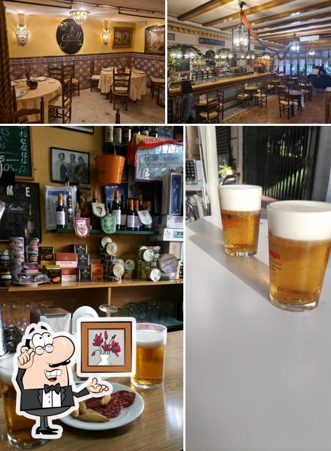 Among different things one can find interior and drink at LA GIRALDA