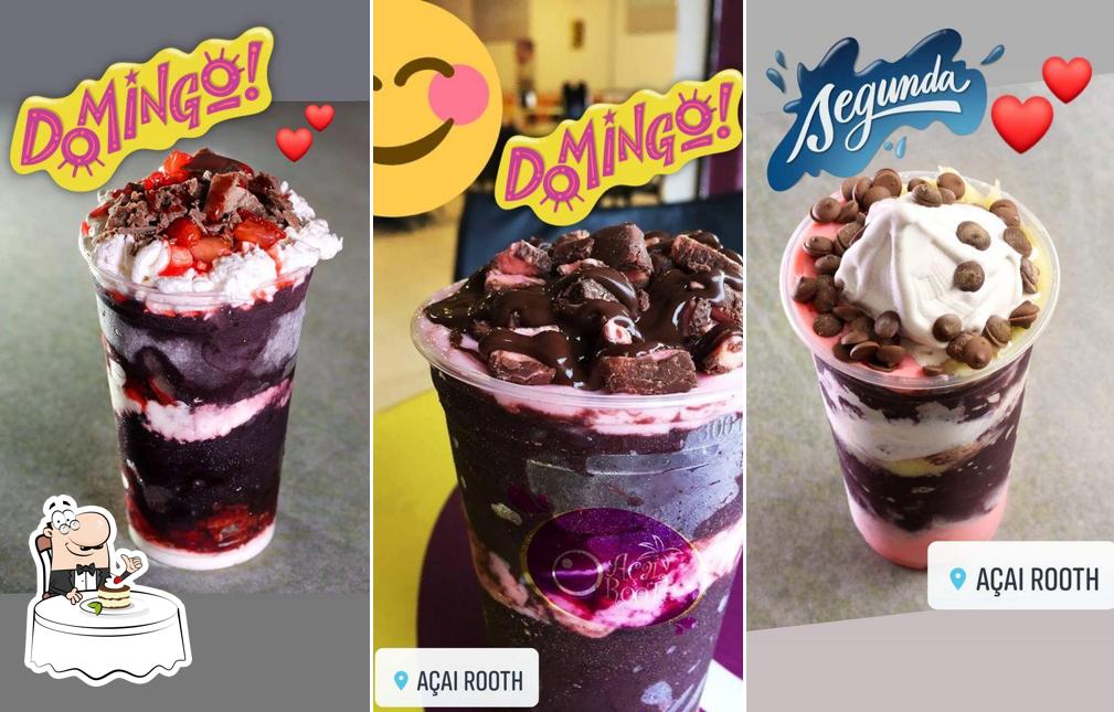 Açaí Rooth oferece uma variedade de pratos doces