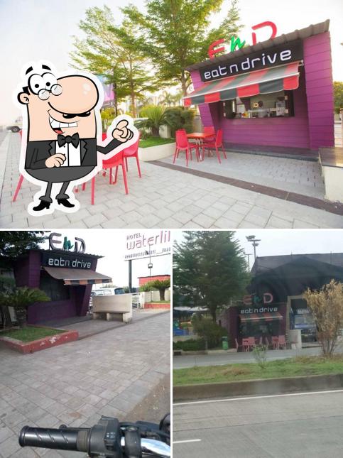 The photo of exterior and interior at Eat n Drive