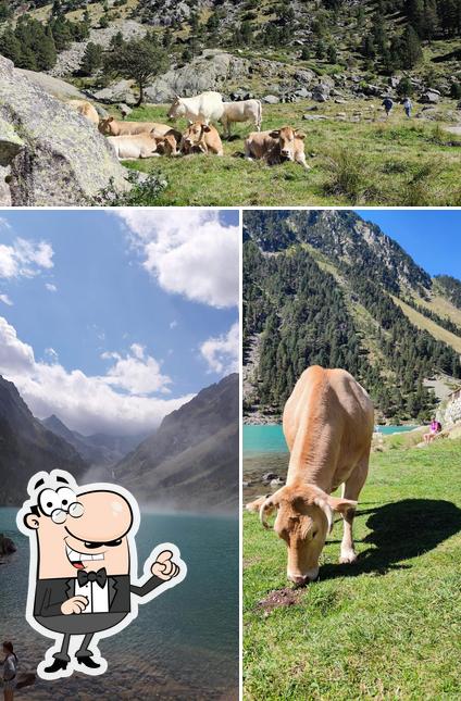 L'extérieur de L'Hôtellerie du Lac de Gaube