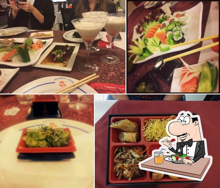 Platos en Restaurante Chinês e Sushi Bar