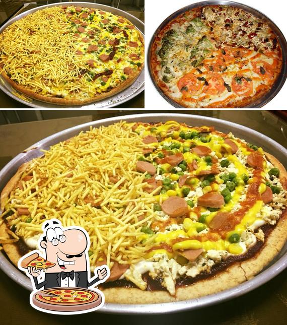 Experimente pizza no Gopi Pizzaria e Lancheria
