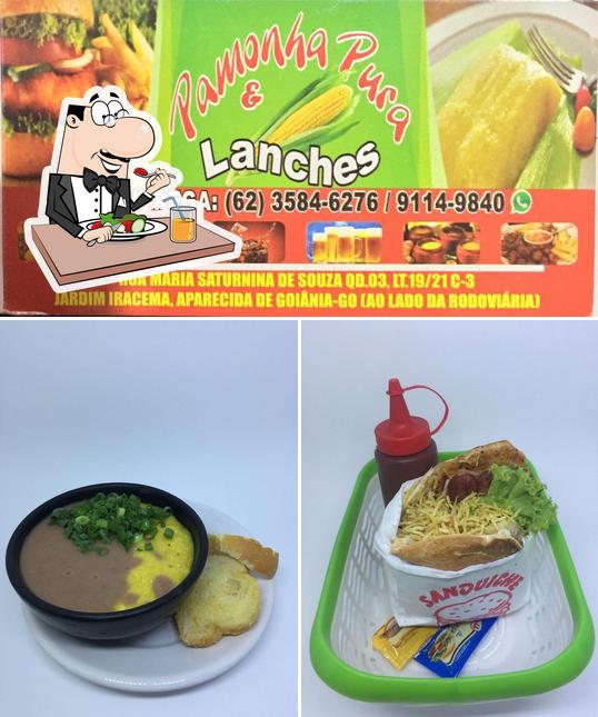 Comida em Pamonha Pura & Lanches