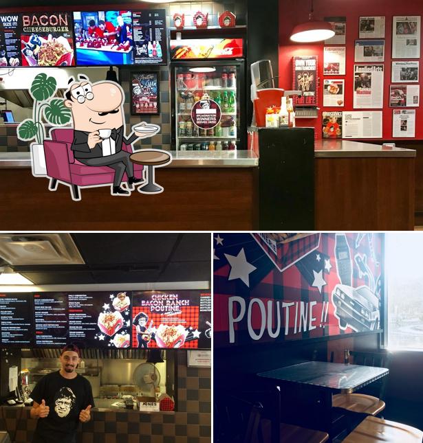 The interior of Smoke's Poutinerie Kingston