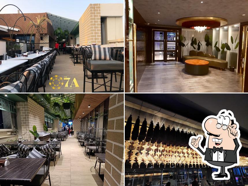 The interior of The 7A Restaurant & Bar