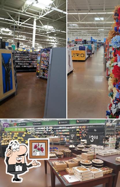 The interior of Walmart Supercenter